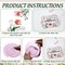 20Pcs Wildflower Hanging Swirl Decoration Vintage Floral Butterfly